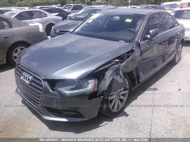 WAUEFAFL5DN010251 - 2013 AUDI A4 PREMIUM PLUS GRAY photo 6