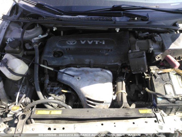 JTKDE177960064650 - 2006 TOYOTA SCION TC 银色 照片 10