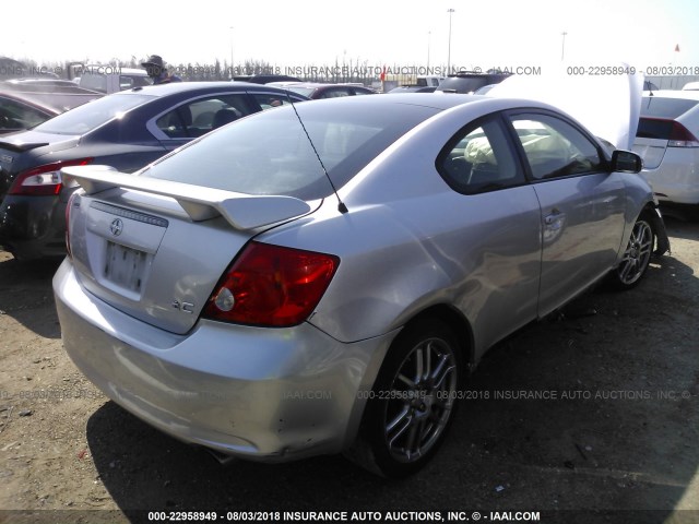 JTKDE177960064650 - 2006 TOYOTA SCION TC 银色 照片 4