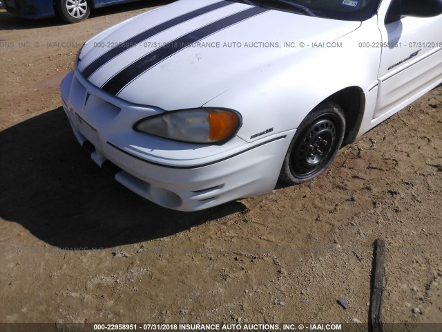 1G2NW12E32C223822 - 2002 PONTIAC GRAND AM GT WHITE photo 6