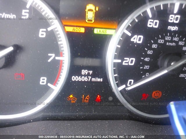 5J8TB3H75JL003424 - 2018 ACURA RDX ADVANCE BLACK photo 7