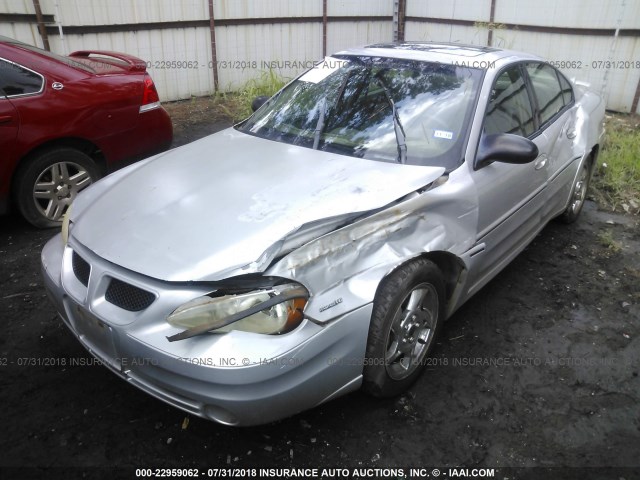 1G2NW52E53M625571 - 2003 PONTIAC GRAND AM GT SILVER photo 2