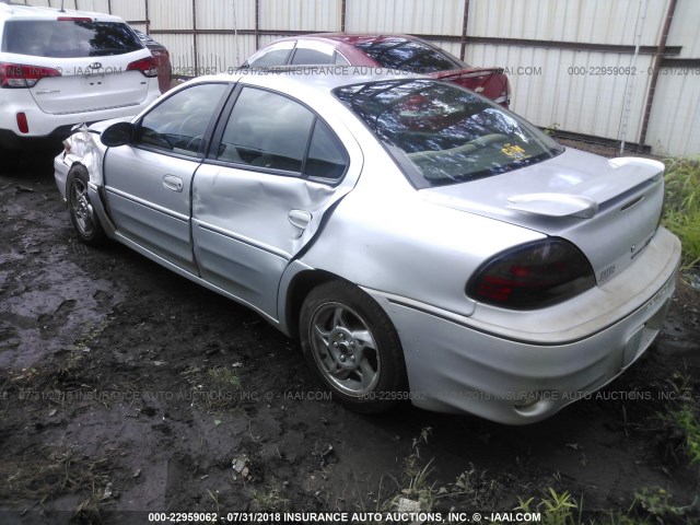 1G2NW52E53M625571 - 2003 PONTIAC GRAND AM GT SILVER photo 3