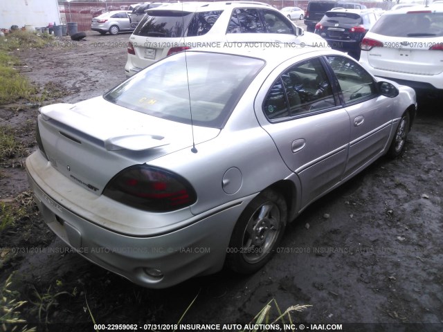 1G2NW52E53M625571 - 2003 PONTIAC GRAND AM GT SILVER photo 4