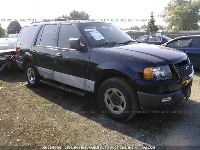 1FMPU16L93LC53293 - 2003 FORD EXPEDITION XLT BLACK photo 1