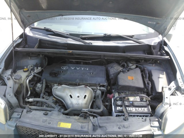 JTLKE50E881038640 - 2008 TOYOTA SCION XB Mavi foto 10