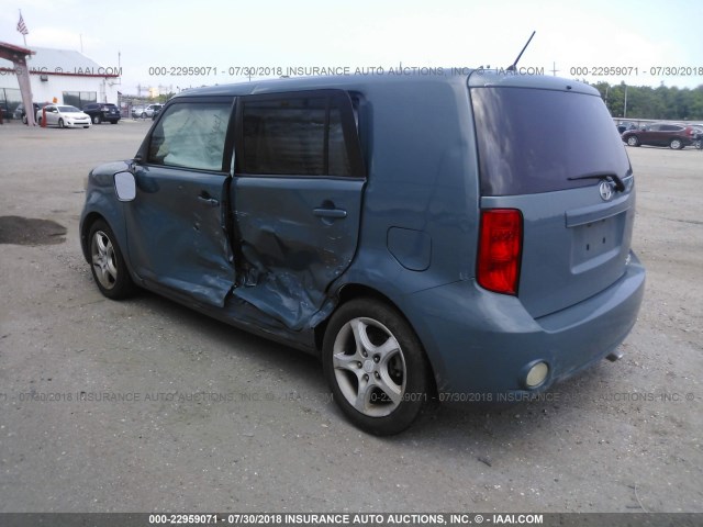 JTLKE50E881038640 - 2008 TOYOTA SCION XB Mavi foto 3