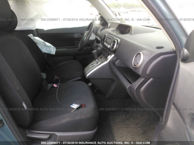 JTLKE50E881038640 - 2008 TOYOTA SCION XB Mavi foto 5
