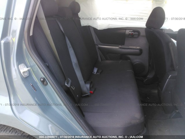 JTLKE50E881038640 - 2008 TOYOTA SCION XB Mavi foto 8