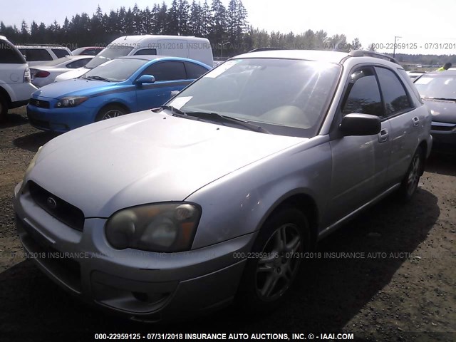 JF1GG67595G814554 - 2005 SUBARU IMPREZA RS SILVER photo 2