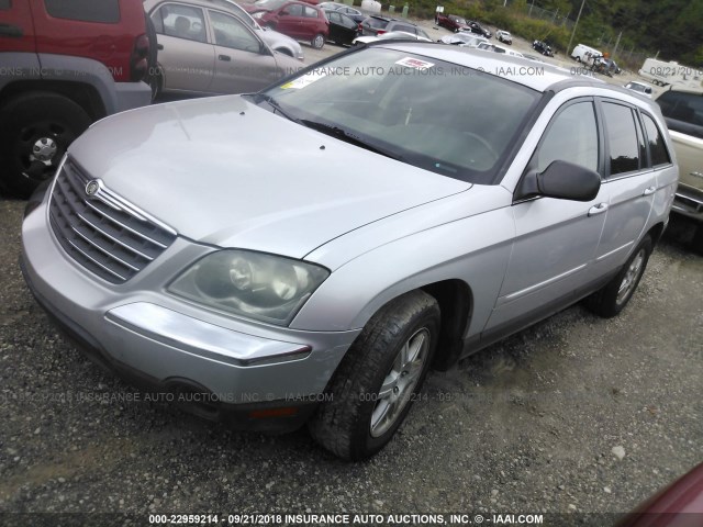2A4GM68486R922036 - 2006 CHRYSLER PACIFICA TOURING SILVER photo 2