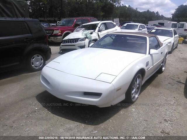 1G2FS33E9NL216338 - 1992 PONTIAC FIREBIRD WHITE photo 2