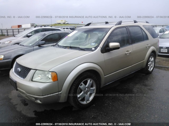 1FMDK06196GA01249 - 2006 FORD FREESTYLE LIMITED GOLD photo 2