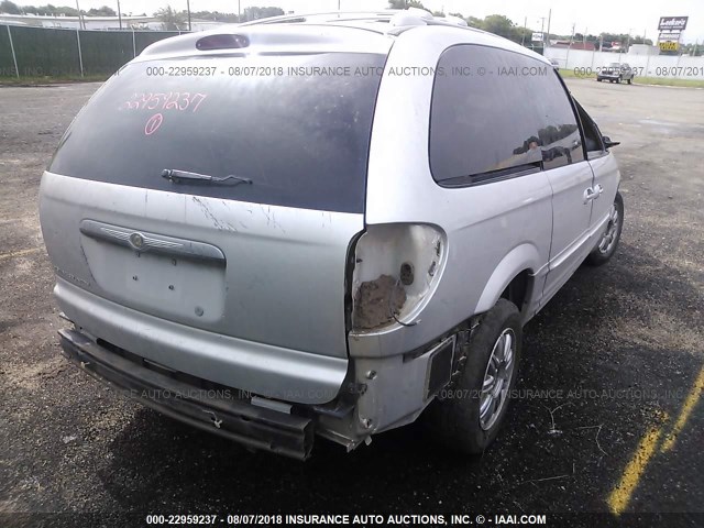 2C4GP54L44R571501 - 2004 CHRYSLER TOWN & COUNTRY TOURING SILVER photo 4