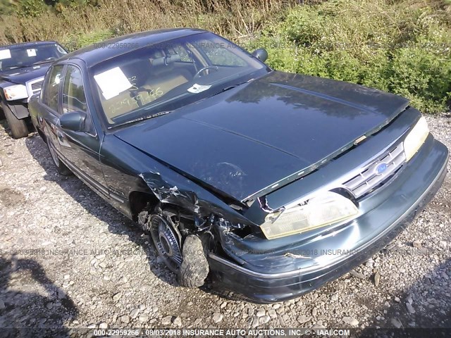 2FALP73W1SX101530 - 1995 FORD CROWN VICTORIA  GREEN photo 1