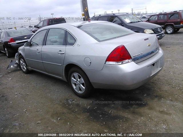 2G1WT55N879256799 - 2007 CHEVROLET IMPALA LT SILVER photo 3