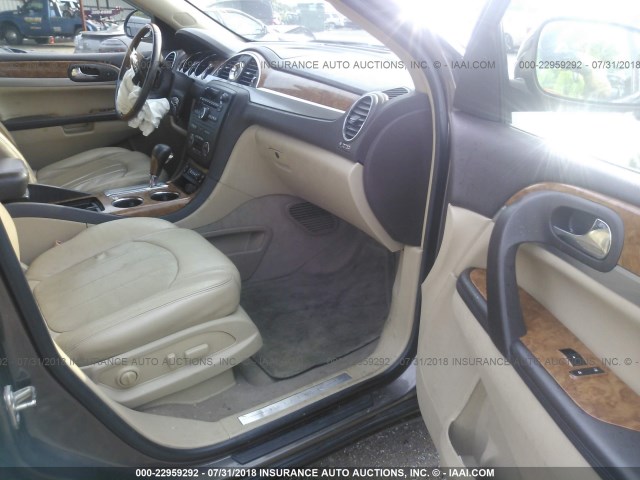 5GALRBED5AJ194502 - 2010 BUICK ENCLAVE CXL 棕色 照片 5