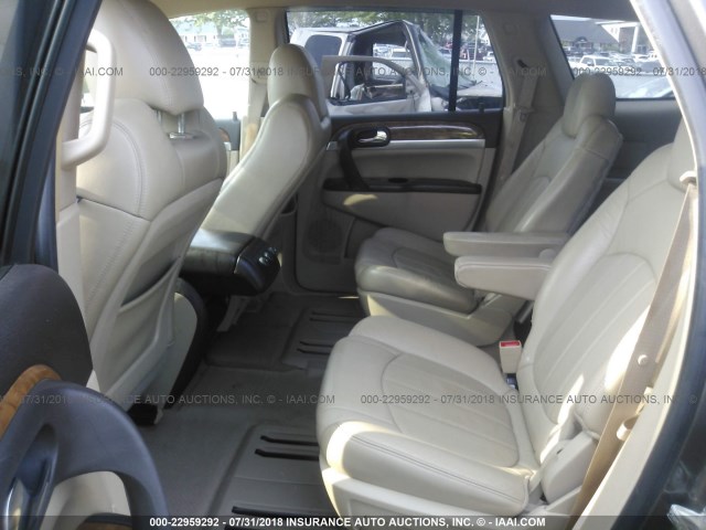 5GALRBED5AJ194502 - 2010 BUICK ENCLAVE CXL 棕色 照片 8