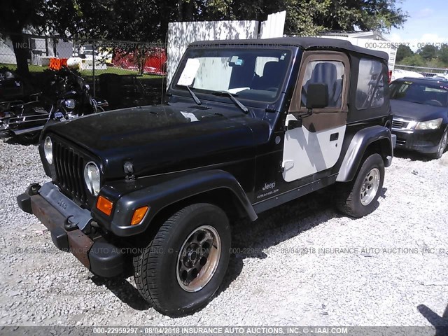 1J4FA39S74P798193 - 2004 JEEP WRANGLER X BLACK photo 2