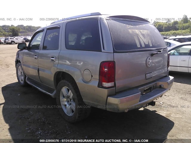 1GYEK63N43R166266 - 2003 CADILLAC ESCALADE LUXURY Qəhvəyi foto 3
