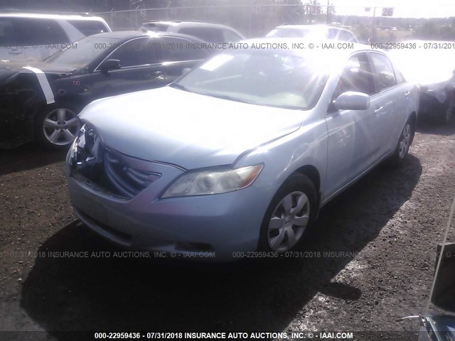 4T1BE46K68U750223 - 2008 TOYOTA CAMRY CE/LE/XLE/SE Light Blue photo 2