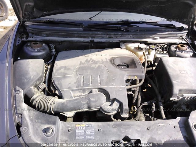 1G1ZC5EB3AF288805 - 2010 CHEVROLET MALIBU 1LT 棕色 照片 10