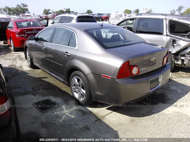 1G1ZC5EB3AF288805 - 2010 CHEVROLET MALIBU 1LT 棕色 照片 3