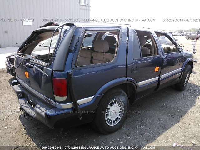 1GKDT13W1Y2226731 - 2000 GMC JIMMY / ENVOY  BLUE photo 4