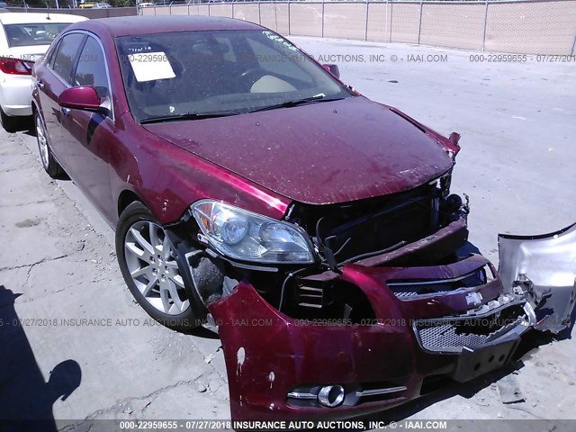 1G1ZE5E73AF225628 - 2010 CHEVROLET MALIBU LTZ 红色 照片 1