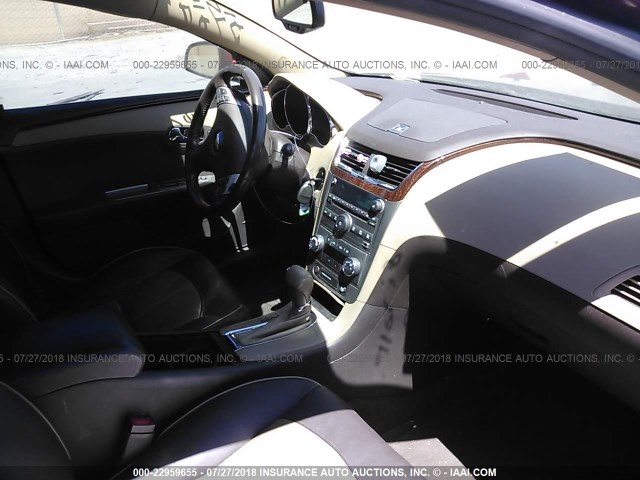 1G1ZE5E73AF225628 - 2010 CHEVROLET MALIBU LTZ 红色 照片 5