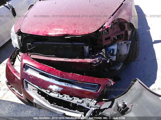 1G1ZE5E73AF225628 - 2010 CHEVROLET MALIBU LTZ 红色 照片 6