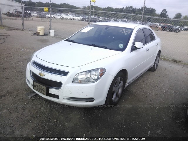 1G1ZC5EU9CF254338 - 2012 CHEVROLET MALIBU 1LT 白色 照片 2