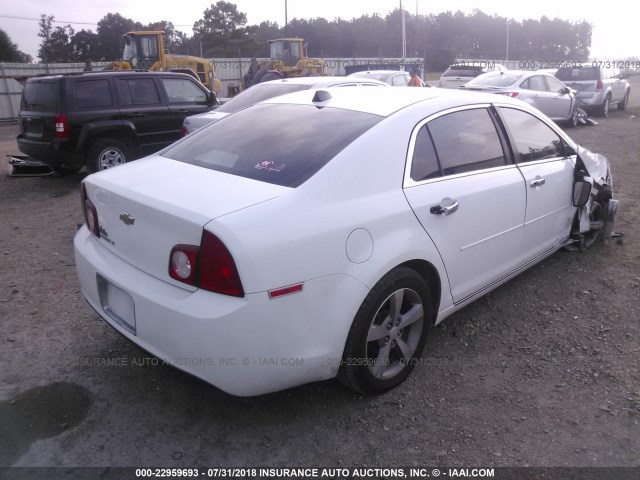 1G1ZC5EU9CF254338 - 2012 CHEVROLET MALIBU 1LT 白色 照片 4