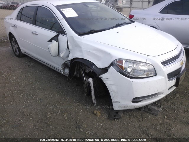 1G1ZC5EU9CF254338 - 2012 CHEVROLET MALIBU 1LT 白色 照片 6