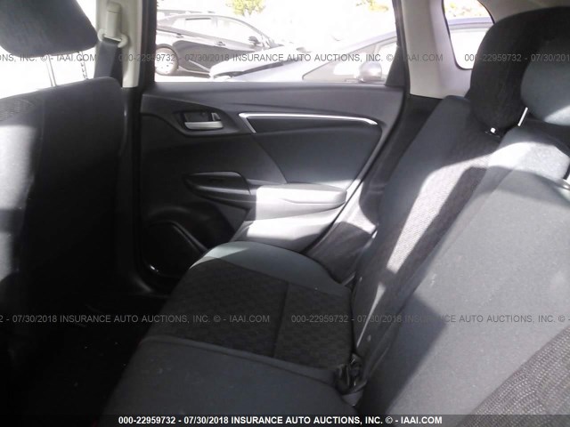 JHMGK5H54GX030916 - 2016 HONDA FIT LX RED photo 8