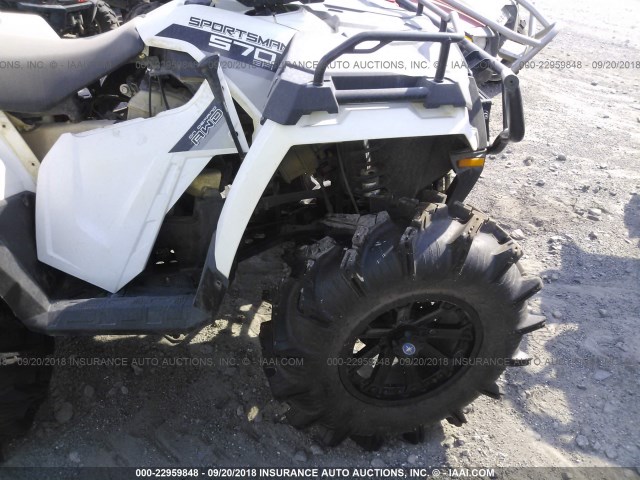 4XAMH5EA2EA584726 - 2014 POLARIS SPORTSMAN 570 EPS 白色 照片 5