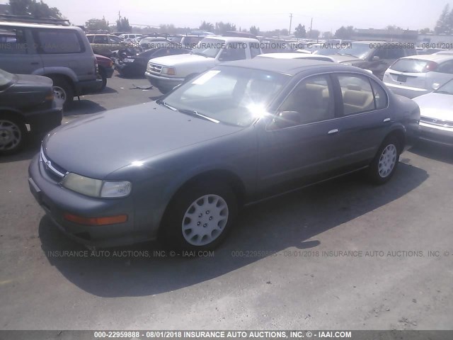 JN1CA21D6XM415577 - 1999 NISSAN MAXIMA GLE/GXE/SE GRAY photo 2