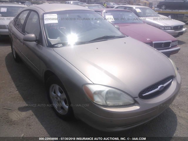 1FAFP55U53A256654 - 2003 FORD TAURUS SES TAN photo 1