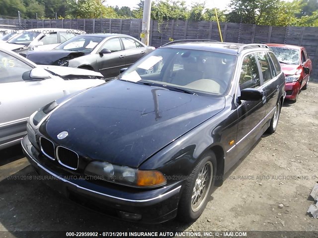 WBADP6349YBV64418 - 2000 BMW 528 IT AUTOMATIC BLACK photo 2