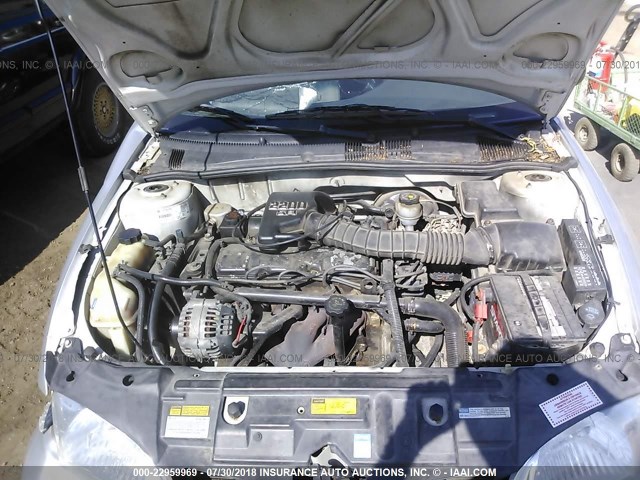 1G1JC524217221657 - 2001 CHEVROLET CAVALIER CNG SILVER photo 10