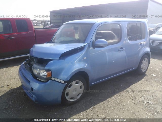 JN8AZ2KR4DT302496 - 2013 NISSAN CUBE S/SL BLUE photo 2