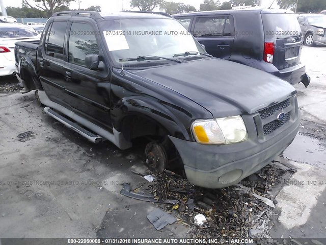 1FMZU67E62UD41457 - 2002 FORD EXPLORER SPORT TR  BLACK photo 1