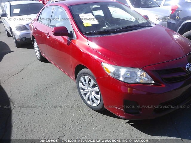 5YFBU4EE9CP047773 - 2012 TOYOTA COROLLA S/LE RED photo 6