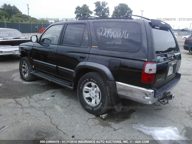 JT3HN87R9W0148961 - 1998 TOYOTA 4RUNNER LIMITED BLACK photo 3