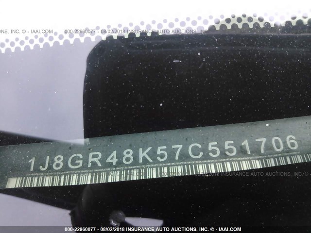 1J8GR48K57C551706 - 2007 JEEP GRAND CHEROKEE LAREDO/COLUMBIA/FREEDOM 米色 照片 9