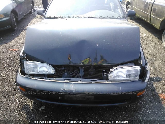 1NXBB02E6VZ655867 - 1997 TOYOTA COROLLA DX GREEN photo 6