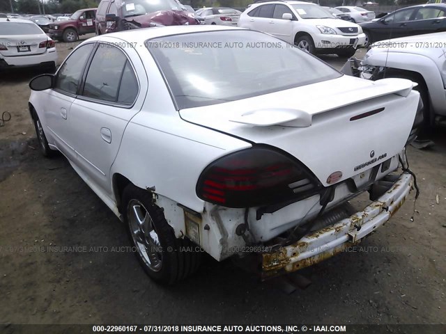 1G2NF52E54M579001 - 2004 PONTIAC GRAND AM SE1 WHITE photo 3