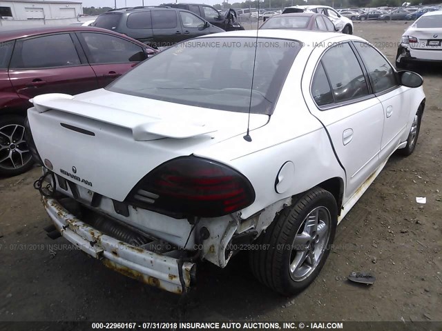 1G2NF52E54M579001 - 2004 PONTIAC GRAND AM SE1 WHITE photo 4