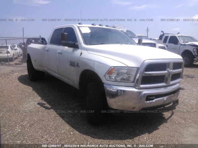 3C63RRHL7GG345755 - 2016 RAM 3500 SLT WHITE photo 1