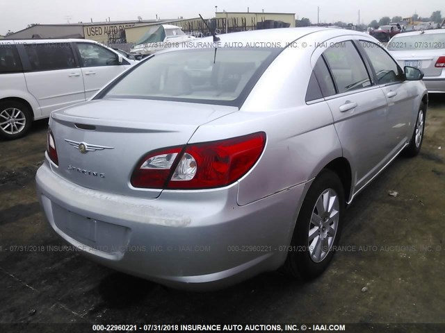 1C3LC46K27N592345 - 2007 CHRYSLER SEBRING SILVER photo 4